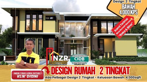 8- Design Rumah - 2 Tingkat - Bawah 4,000sqft-Pelan Lantai-Kontraktor Ubahsuai & Bina Rumah - NZR Properties