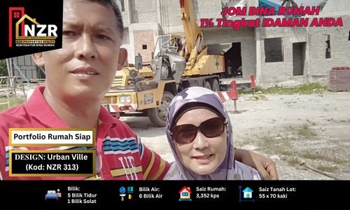 Portfolio rumah siap Urban Ville NZR313 1½ tingkat 3,352 kps 5 bilik 6 bilik air di Bandar Puncak Alam