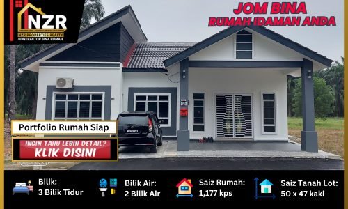 Portfolio testimoni pelanggan rumah Charisma NZR137 satu tingkat 1,093 kps 3 bilik 2 bilik air di Banting