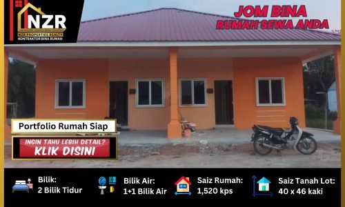 Portfolio testimoni pelanggan bina rumah sewa Fiona NZR133 2 unit 1,520 kps di Dengkil